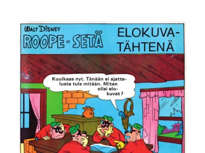 Roope-setä elokuvatähtenä