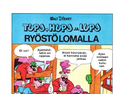 Tupu, Hupu ja Lupu ryöstölomalla