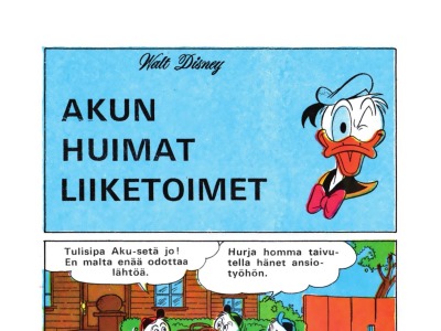 Akun huimat liiketoimet