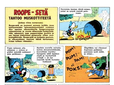 Roope-setä tahtoo muskottiteetä