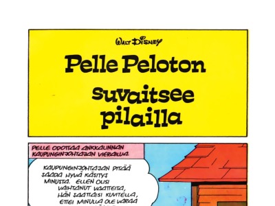 Pelle Peloton suvaitsee pilailla