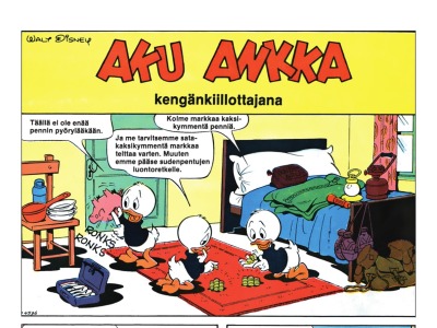 Aku Ankka kengänkiillottajana