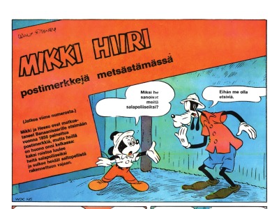 Mikki Hiiri postimerkkejä metsästämässä