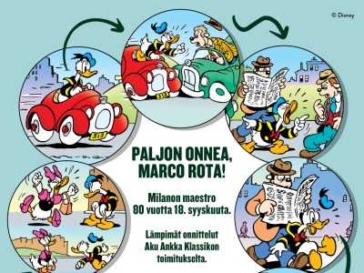 Paljon onnea, Marco Rota!