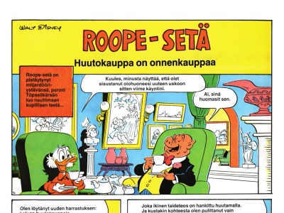 Huutokauppa on onnenkauppaa