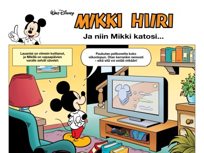 Ja niin Mikki katosi...