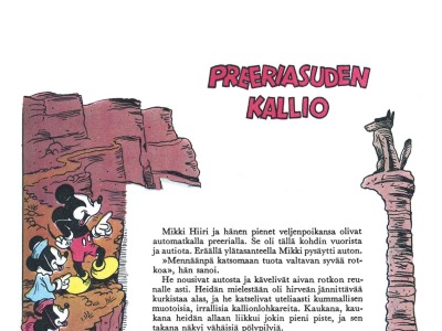 Preeriasuden kallio