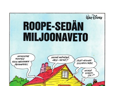 Roope-sedän miljoonaveto