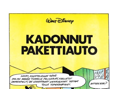 Kadonnut pakettiauto