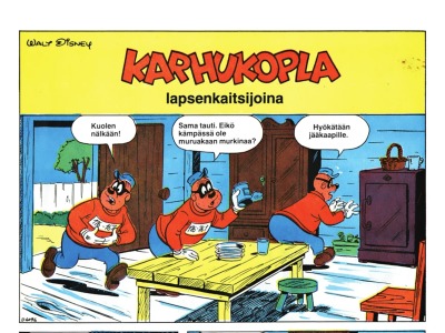 Karhukopla lapsenkaitsijoina