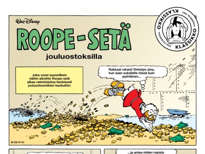 Roope-setä jouluostoksilla