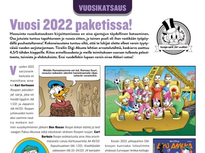 Vuosi 2022 paketissa!