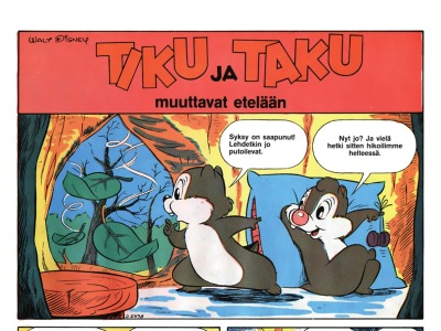 15568 Tiku ja Taku muuttavat etelään