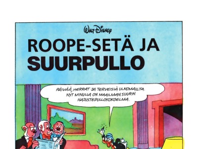 Roope-setä ja suurpullo