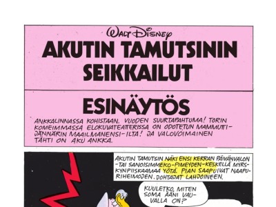Akutin Tamutsinin seikkailut - Esinäytös