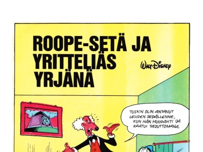 Roope-setä ja yritteliäs Yrjänä