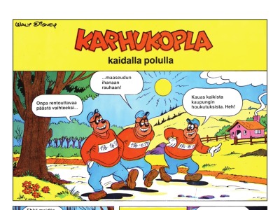 Karhukopla kaidalla polulla