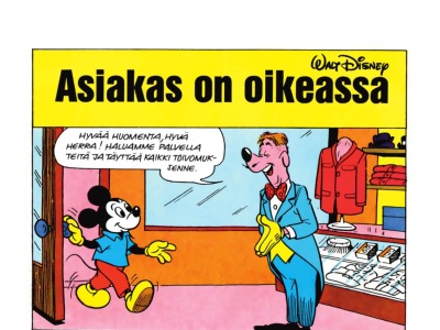 Asiakas on oikeassa