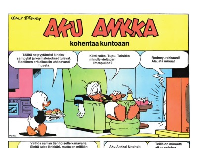 Aku Ankka kohentaa kuntoaan