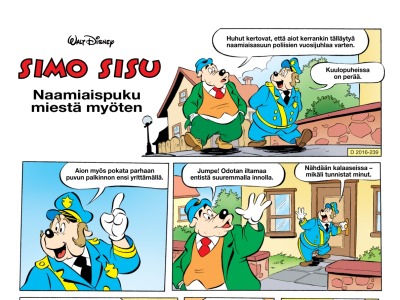 Naamiaispuku miestä myöten