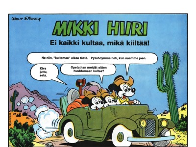 Ei kaikki kultaa, mikä kiiltää!