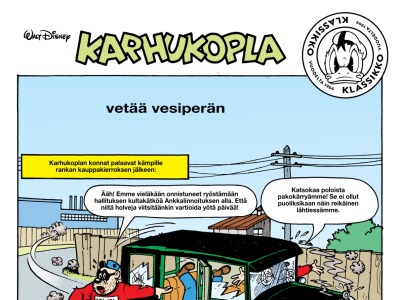 Karhukopla vetää vesiperän