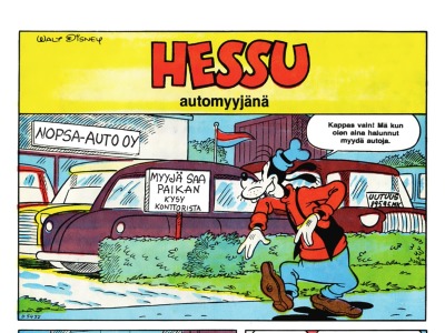 Hessu automyyjänä