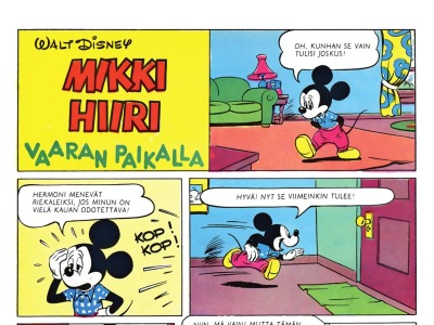 Mikki Hiiri vaaran paikalla