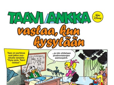 Taavi Ankka vastaa, kun kysytään