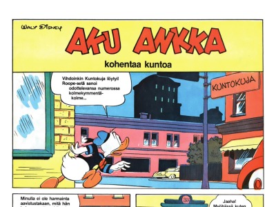 Aku Ankka kohentaa kuntoa