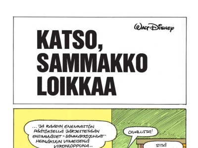 Katso, sammakko loikkaa!