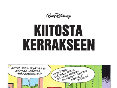 Kiitosta kerrakseen