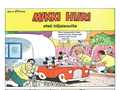 Mikki Hiiri etsii hiljaisuutta