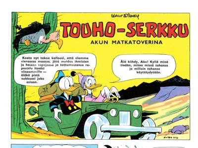 Touho-serkku Akun matkatoverina