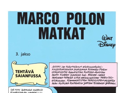 Marco Polon matkat - Tehtävä Saianfussa