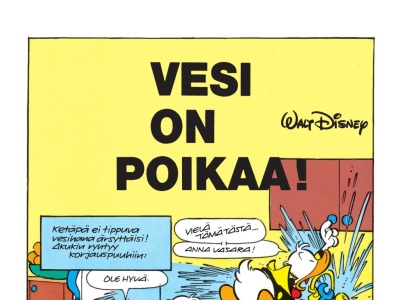 Vesi on poikaa!