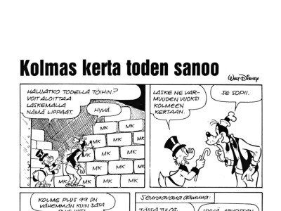 26215 Kolmas kerta toden sanoo