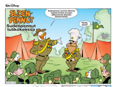 Sudenpennut tulikokeessa