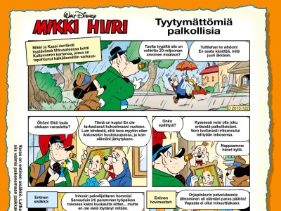 Tyytymättömiä palkollisia