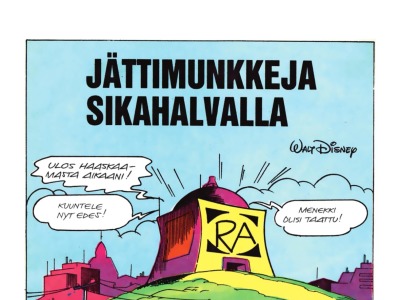 Jättimunkkeja sikahalvalla
