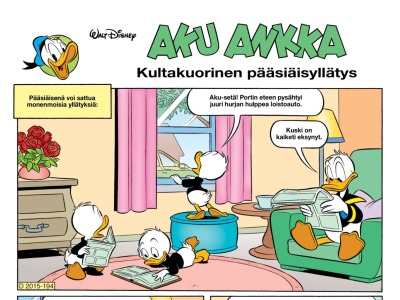 Kultakuorinen pääsiäisyllätys