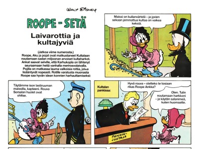 Laivarottia ja kultajyviä