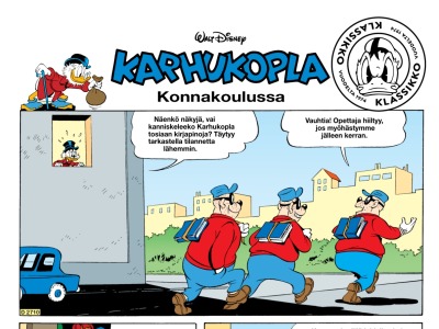 Karhukopla konnakoulussa