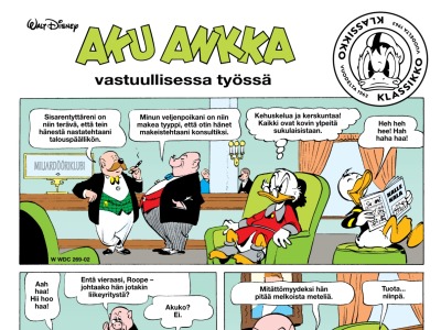 Aku Ankka vastuullisessa työssä