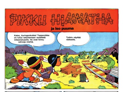 16569 Pikku Hiawatha ja iso puuma