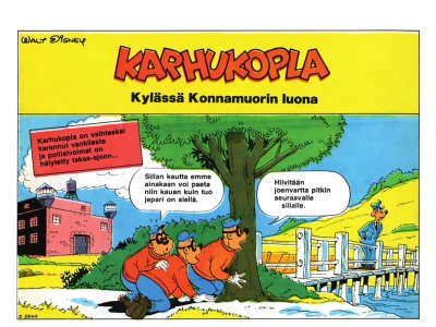 Kylässä Konnamuorin luona