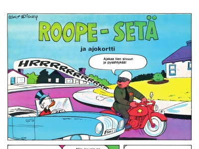 Roope-setä ja ajokortti