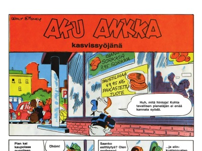 Aku Ankka kasvissyöjänä