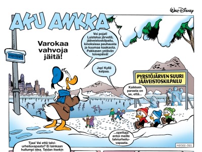 Varokaa vahvoja jäitä!