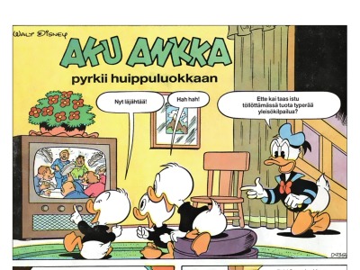 Aku Ankka pyrkii huippuluokkaan